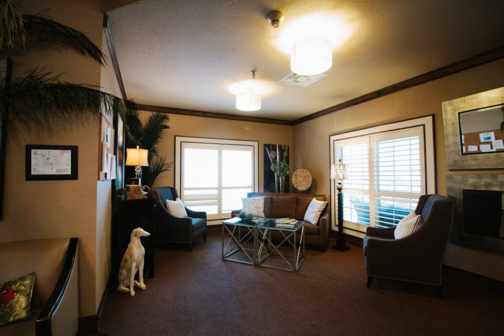Common area in Silver Oaks a skilled nursing facility nursing home